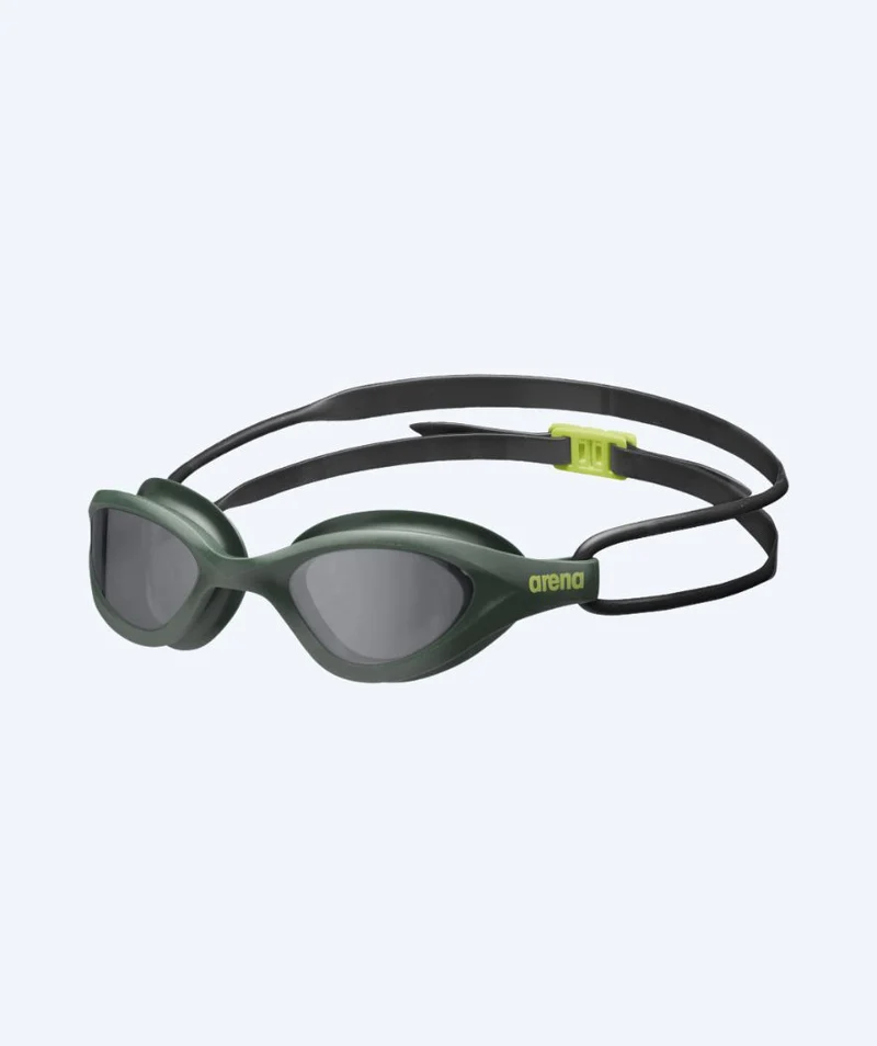 Arena Schwimmbrille für Freizeitschwimmer - 365 - Dunkelgrün (Smoke Scheiben)