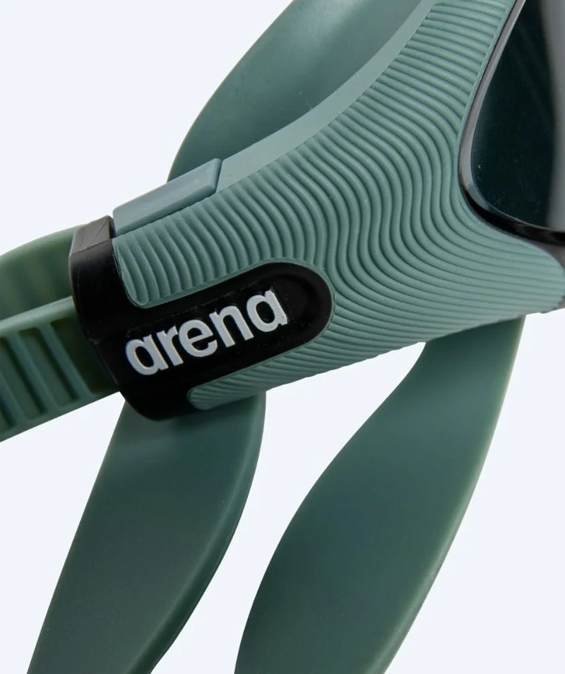 Arena Schwimmbrille für Freizeitschwimmer - The One Plus - Dunkelgrün (Smoke Scheiben)