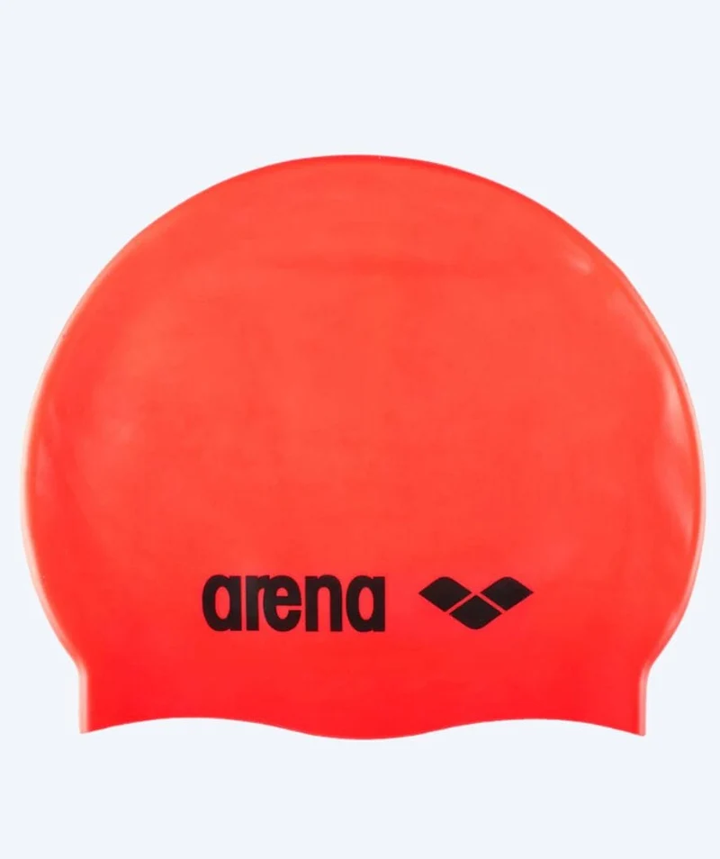 Arena Badekappe - Classic Silicone - Rot/Schwarz