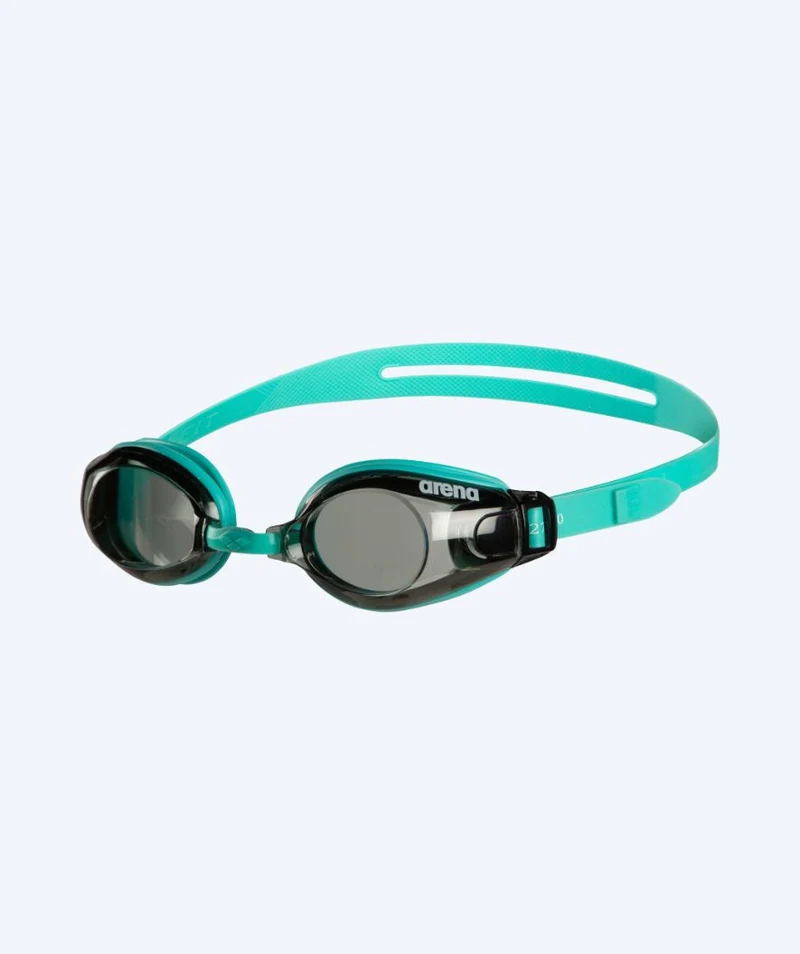 Arena Schwimmbrille für Freizeitschwimmer - Zoom X-Fit - Hellblau (Smoke Scheiben)