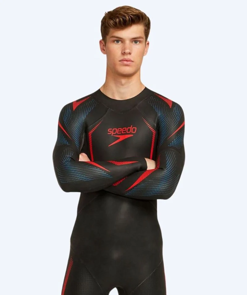 Speedo Neoprenanzug für Herren - Xenon - Schwarz/Rot