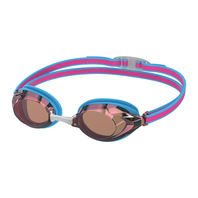 Speedo Junior Vanquisher 3.0 Mirror - Picton Blue/Vermillion