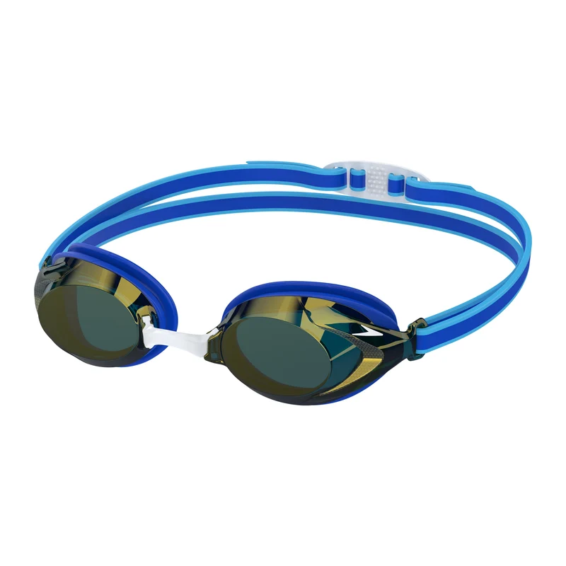 Speedo Junior Vanquisher 3.0 Mirror - Cobalt Pop/Cobalt/Gold Mirror