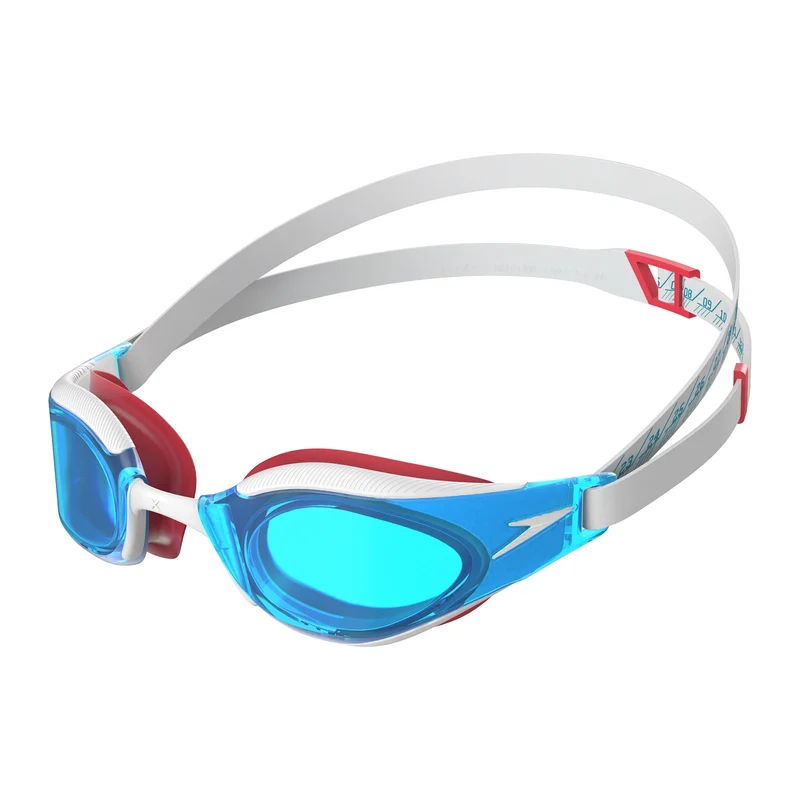 Speedo Fastskin Hyper Elite Goggles - Blue / White / Red
