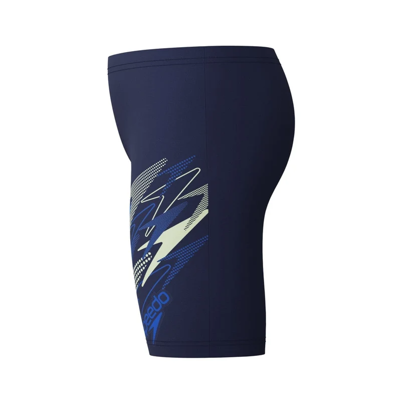 Speedo Boys Medley Logo Jammer - Navy/Blue