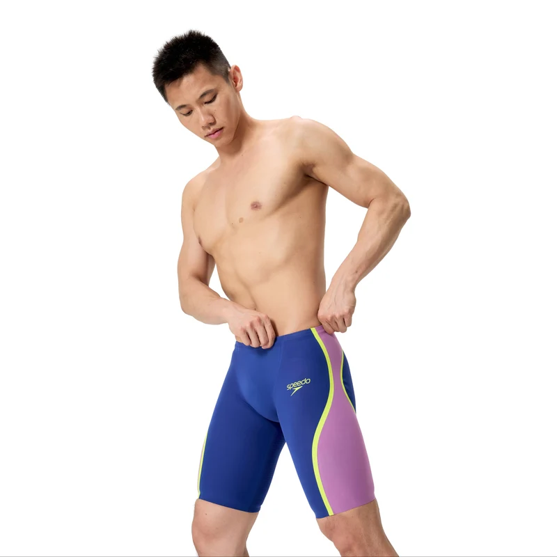 Speedo Fastskin LZR Pure Intent 2.0 Men's Jammers - Noble Navy/Jelly/Hyper Yellow