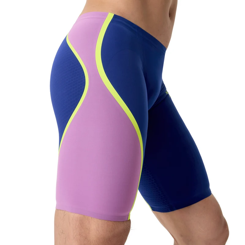 Speedo Fastskin LZR Pure Intent 2.0 Men's Jammers - Noble Navy/Jelly/Hyper Yellow