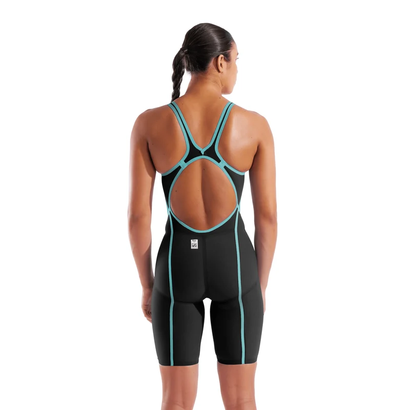 Arena Powerskin Carbon Glide Limited Edition Openback Kneesuit - Black/Biscay Bay