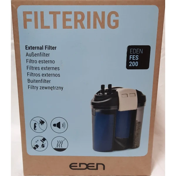 Eden Außenfilter FES 200 für Aquarien bis 200l