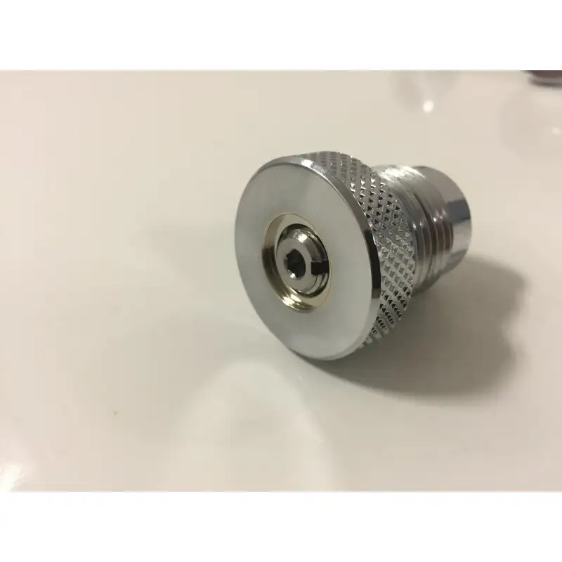 Blindstopfen Messing mit Entlüftung 300bar,M26x2 Nitrox