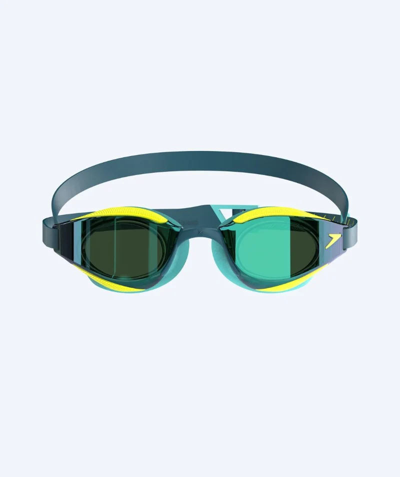 Speedo Elite Schwimmbrillen - Fastskin Hyper Elite Mirror - Gelb/Grün