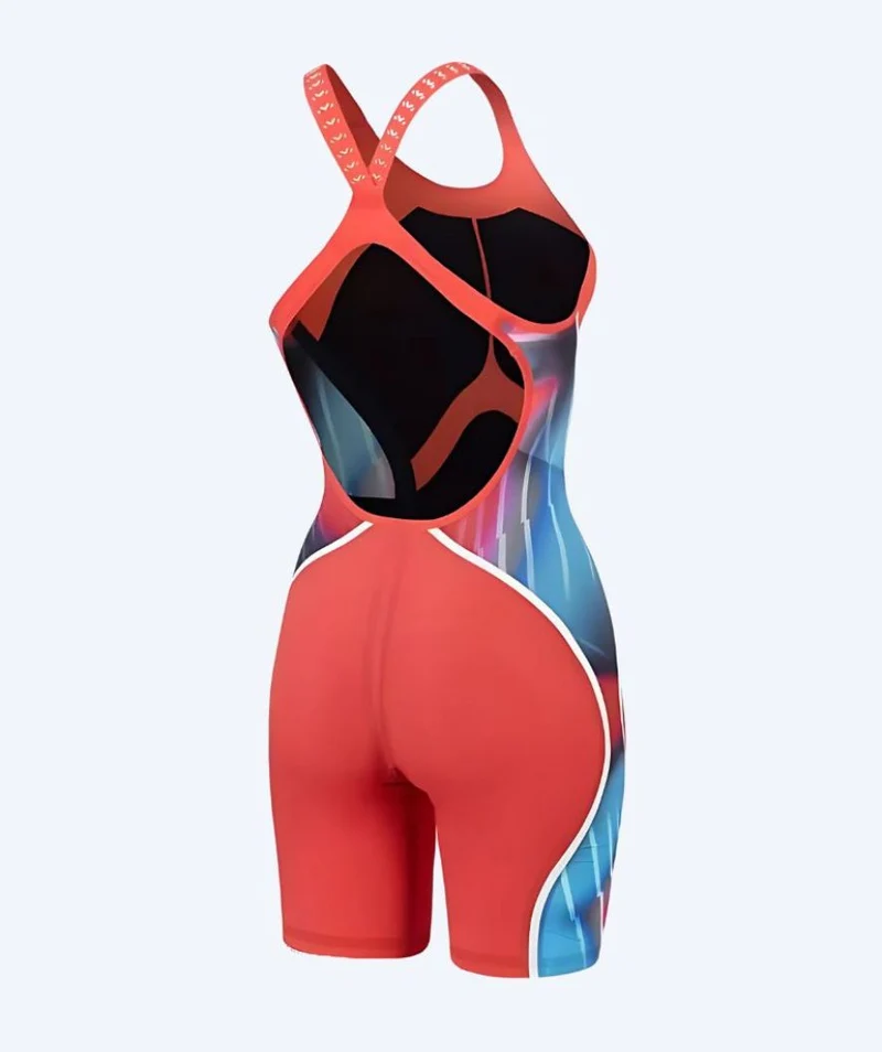 Speedo Wettkampf Badeanzug für Damen - LZR Pure Intent 2.0 - Rot/Mehrfarbig
