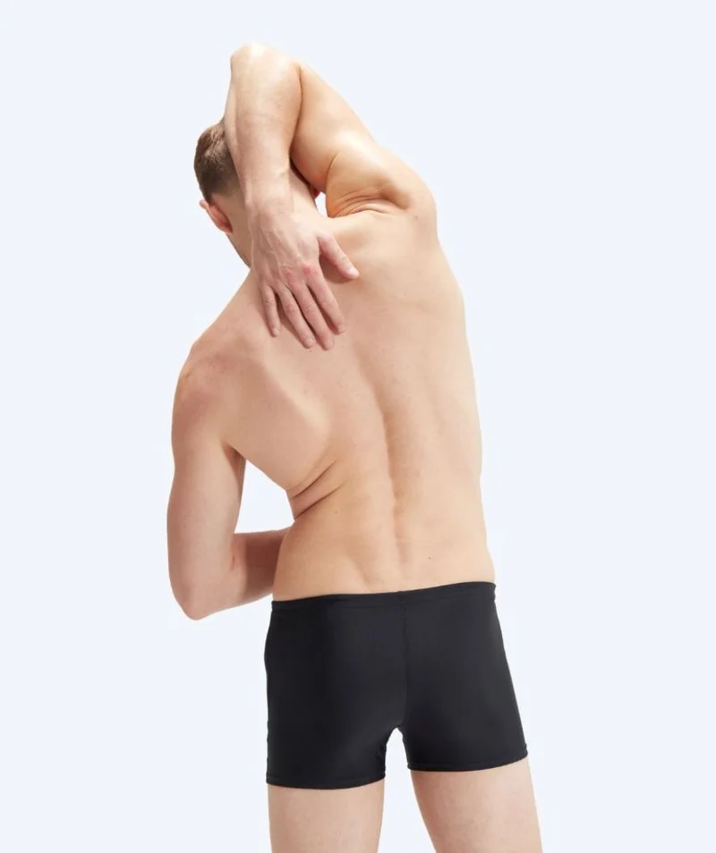 Speedo Aquashorts für Herren - Tech Print - Schwarz/Orange