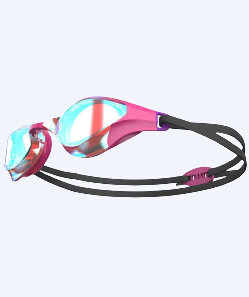 Watery Elite Schwimmbrillen - Rattle Pro Mirror - Rosa/Rot