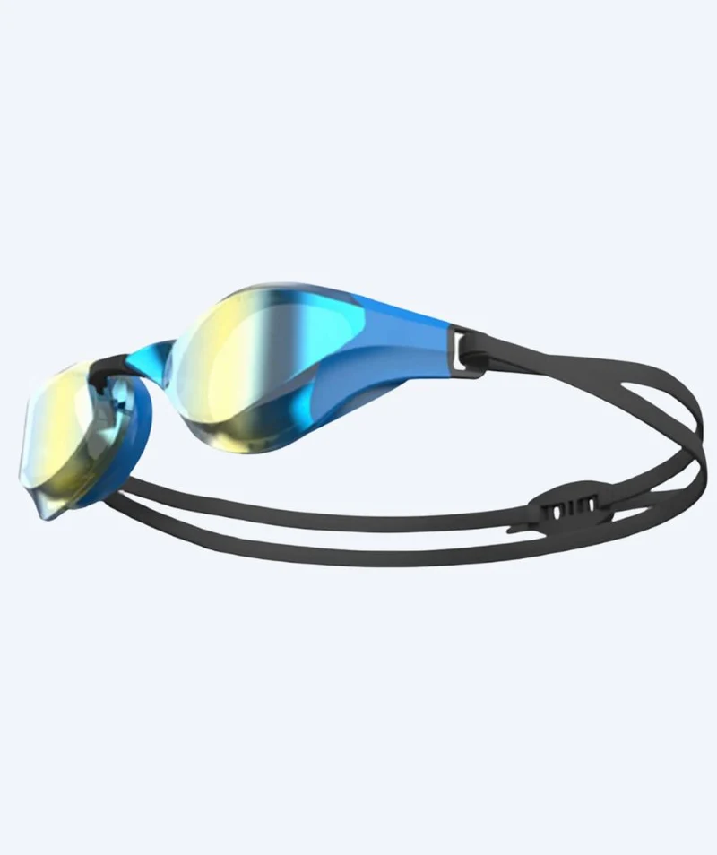 Watery Elite Schwimmbrillen - Rattle Pro Mirror - Blau/Schwarz