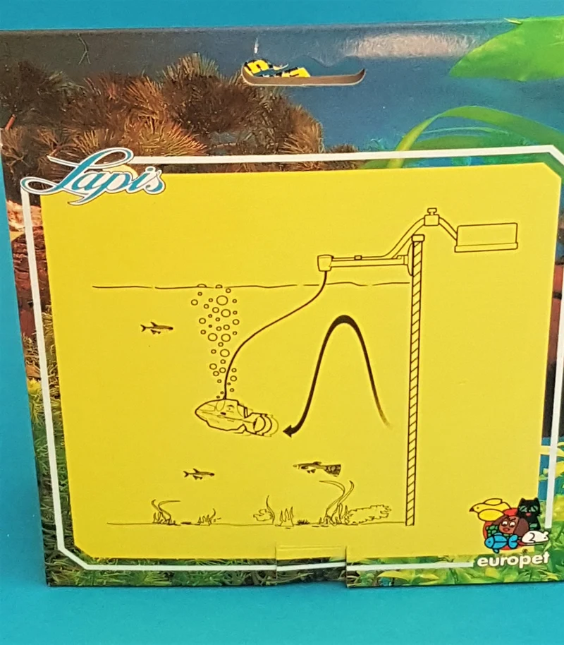 Europet Bubble Action Submarine. Beweglicher Luft-Ausströmer
