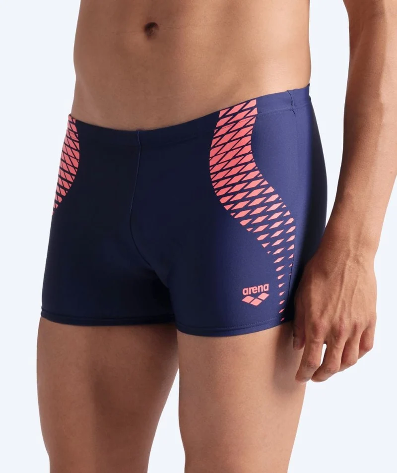 Arena Trunks für Herren - Openings - Dunkelblau/Rot