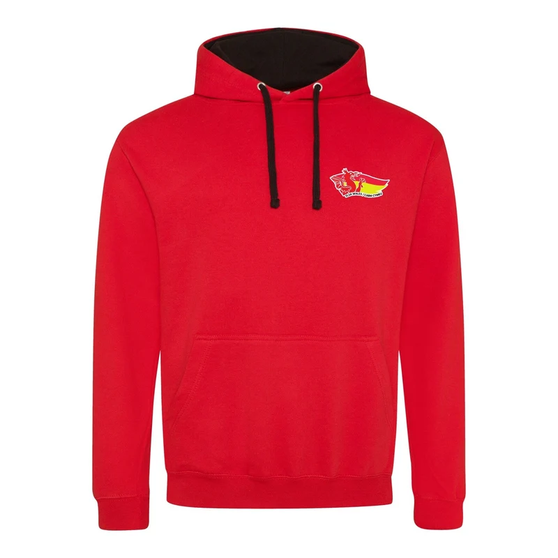 SLSA Wales Stillwater Championships 2026 Hoodie - Fire Red / Jet Black