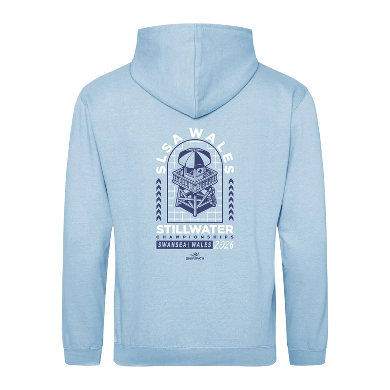SLSA Wales Stillwater Championships 2026 Hoodie - Ice Blue