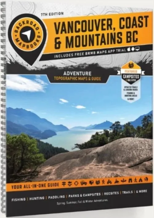 Vancouver, Coast & Mountains BC Backroad Mapbook