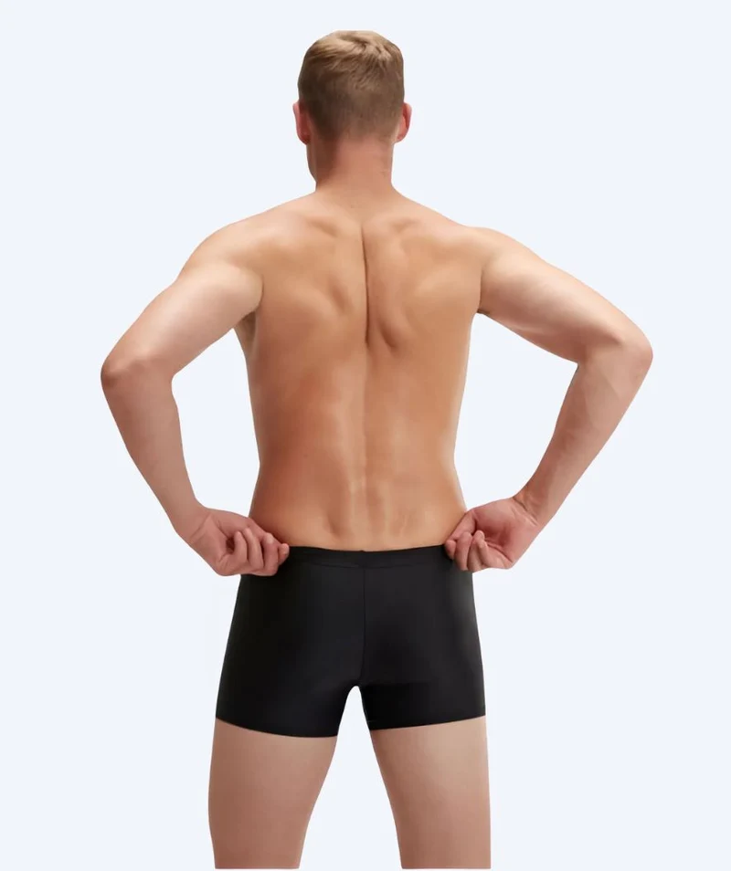 Speedo Aquashorts für Herren - Medley Logo - Schwarz/Grau