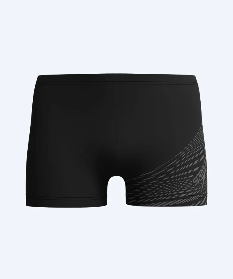 Speedo Aquashorts für Herren - Medley Logo - Schwarz/Grau