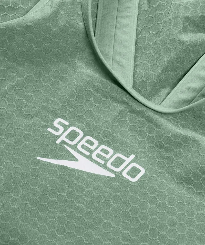 Speedo Wettkampf Badeanzug für Damen - LZR Pure Intent 2.0 - Grün/Schwarz