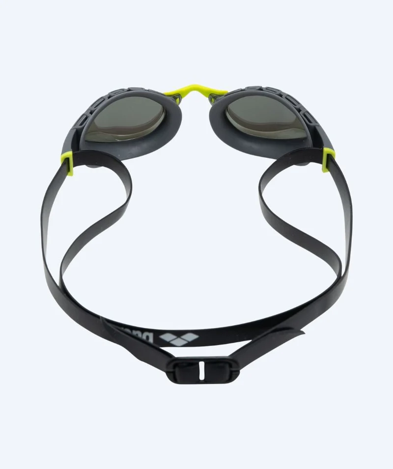 Arena Elite Schwimmbrillen - Air Sonic Mirror - Dunkelgrau/Gelb