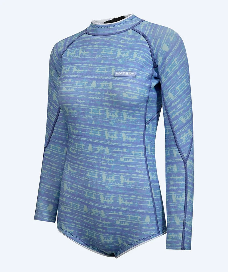 Watery Neopren Springsuit für Damen - Crosswind Flex - Hellblau