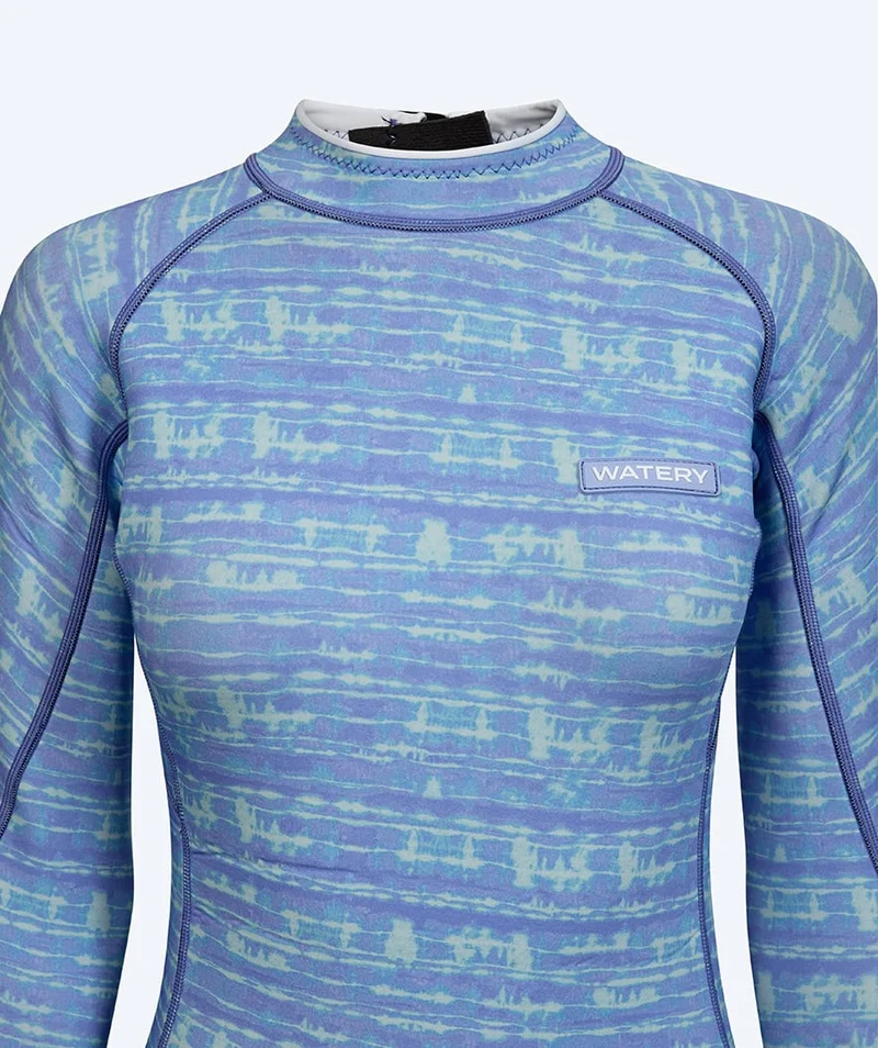 Watery Neopren Springsuit für Damen - Crosswind Flex - Hellblau