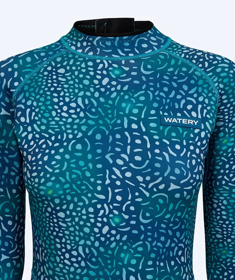Watery Neopren Springsuit für Damen - Catalina - Grün/Blau