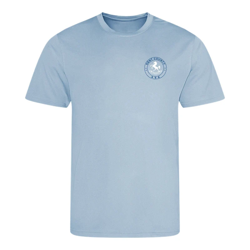 Kent County ASA County Championships 2026 T-Shirt - Sky Blue
