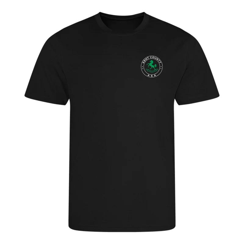 Kent County ASA County Championships 2026 T-Shirt - Jet Black