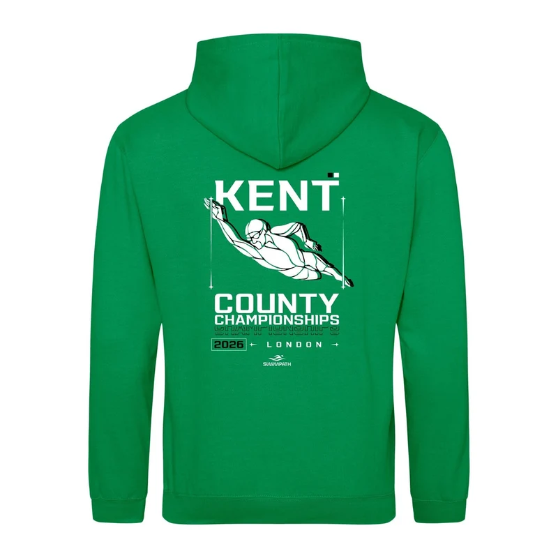 Kent County ASA County Championships 2026 Hoodie - Kelly Green