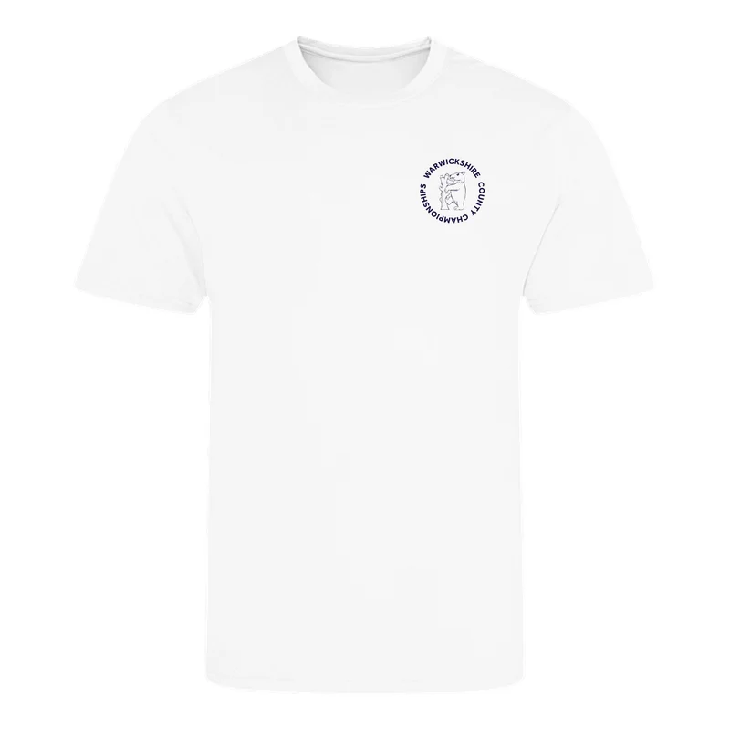 Warwickshire ASA County Championships 2026 T-Shirt - Arctic White
