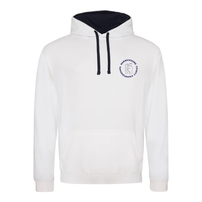 Warwickshire ASA County Championships 2026 Hoodie - Arctic White / French Navy