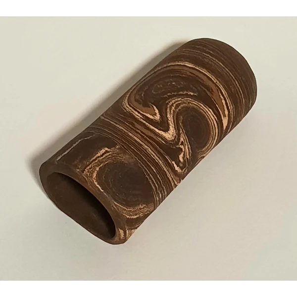 nature2aqua Keramik Wels/Krebs Höhle ML 13cm supernova-braun Fronteingang