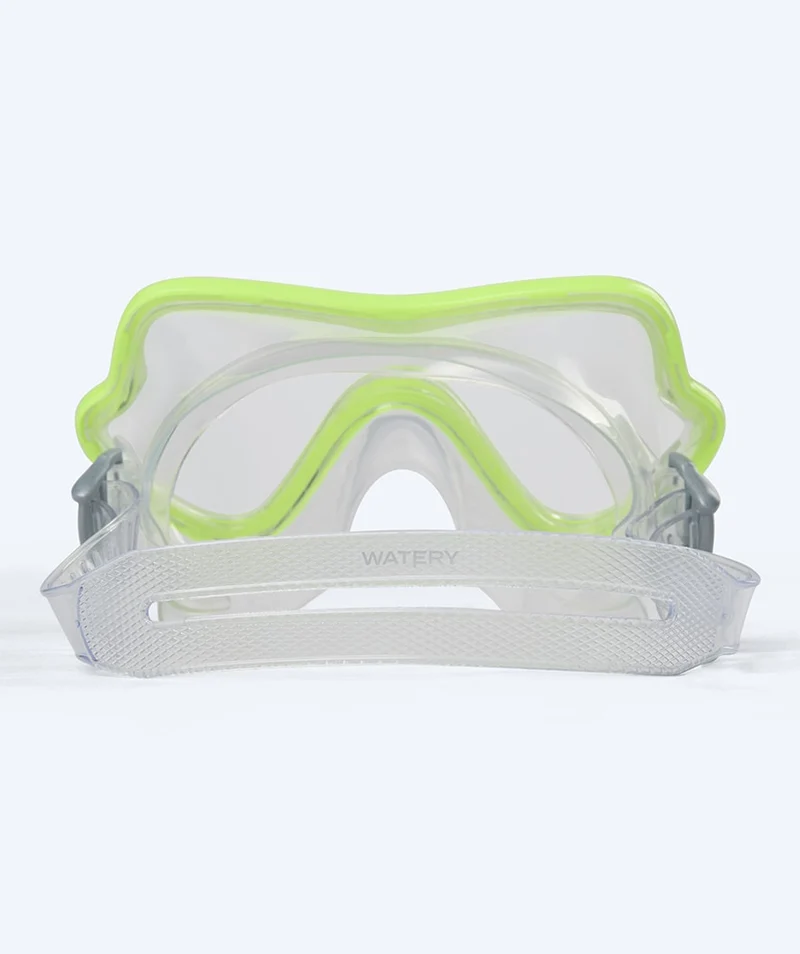 Watery Schnorchelset für Kinder (8-15) - Trigger/Masika - Gelb/Grün
