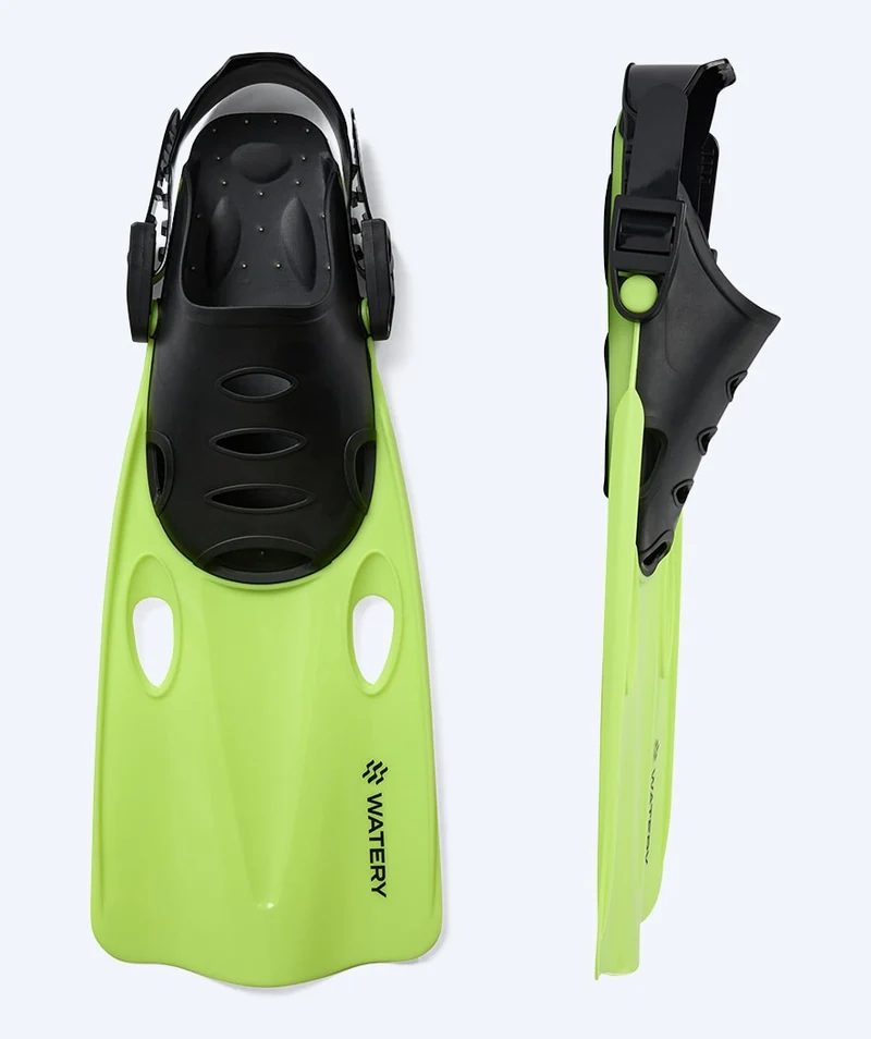 Watery Schnorchelset für Kinder (8-15) - Trigger/Masika - Gelb/Grün
