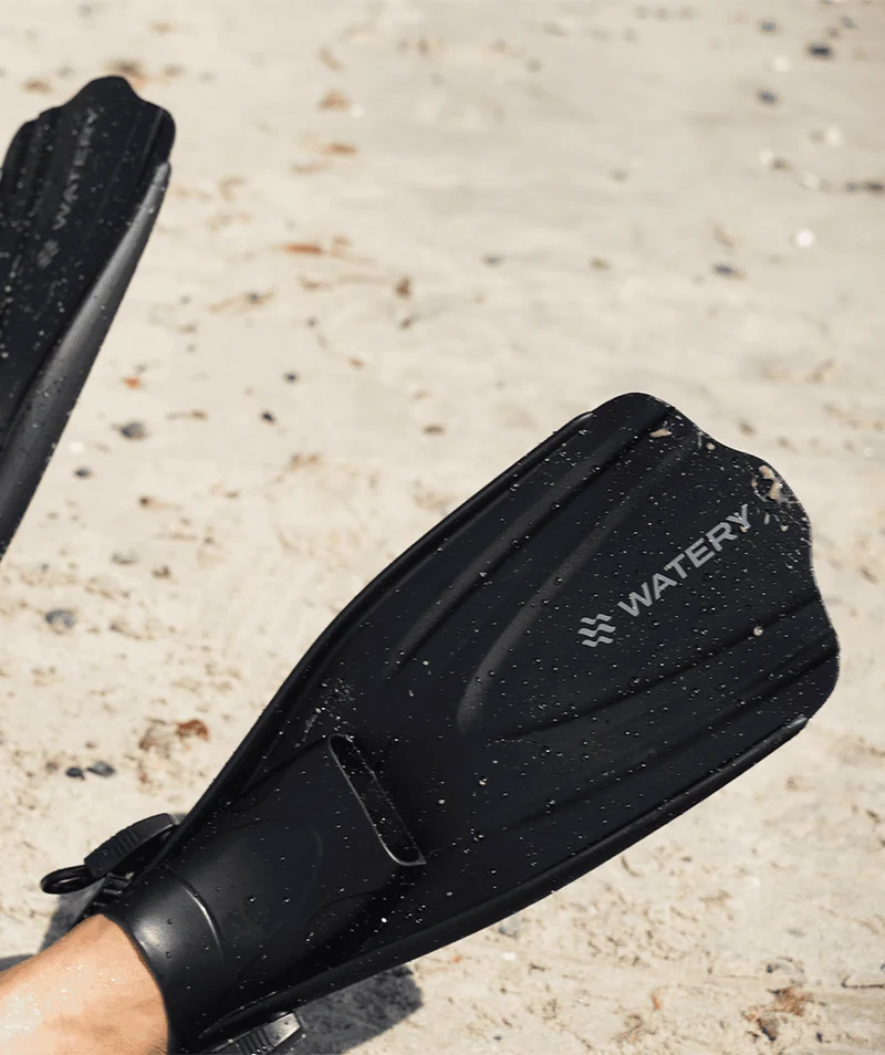 Watery Schnorchelset für Erwachsene (ab 15 Jahre) - Coast/Skipper - Dunkelblau/Schwarz