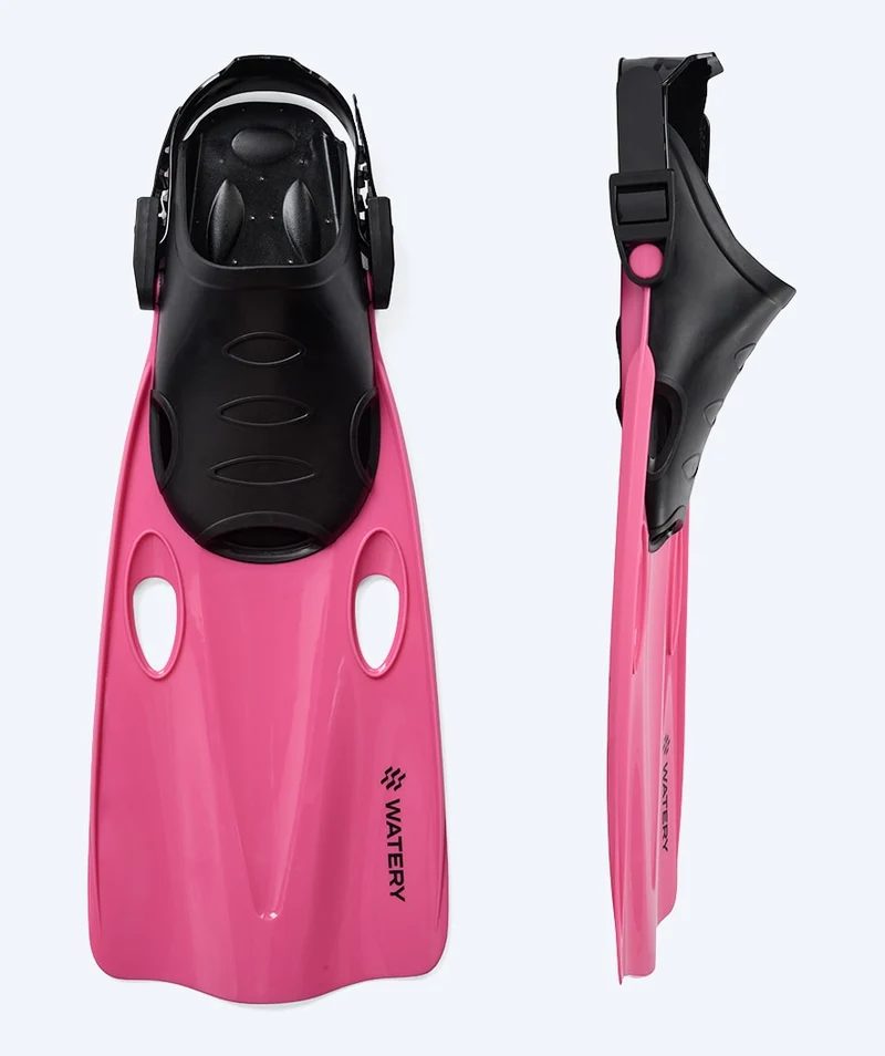 Watery Schnorchelset für Kinder (8-15) - Wyre/Masika - Lila/Hellrosa