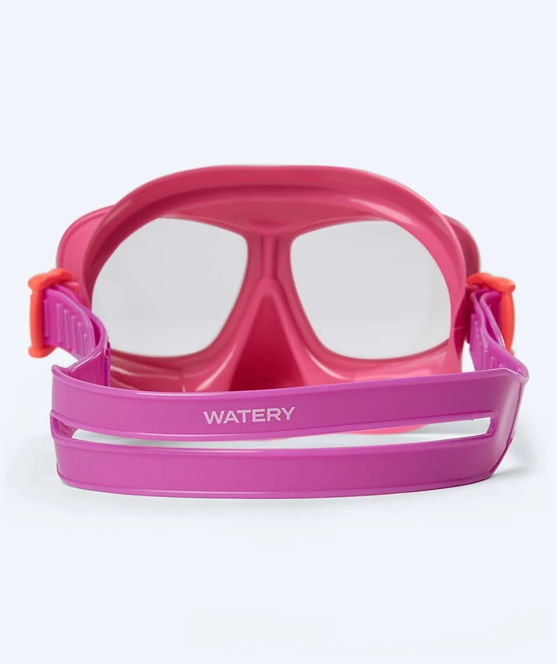 Watery Combo Schnorchelset für Kinder (4-10) - Wyre - Hellrosa/Lila