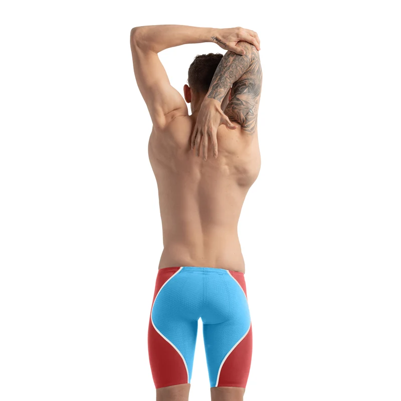 Speedo Fastskin LZR Pure Intent 2.0 Men's Jammers - Picton Blue / Flame Red