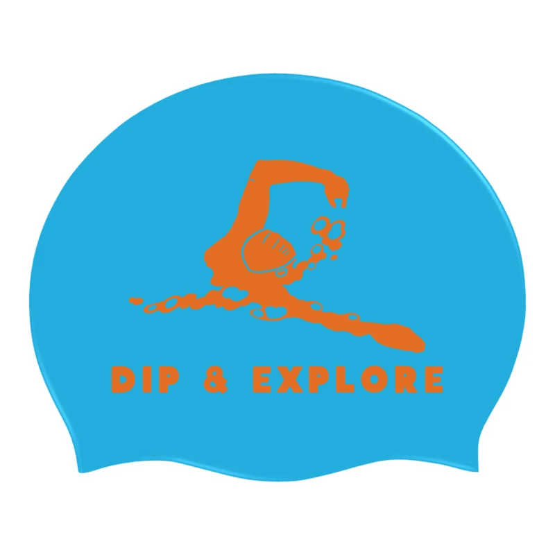 Dip & Explore Silicone Swimming Cap