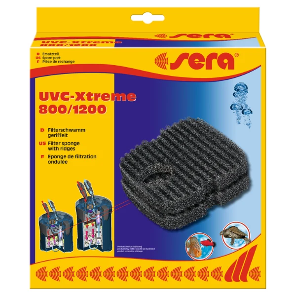 Sera 32201 Filter-Schwamm geriffelt 2 St. für UVC-Xtreme 800/1200