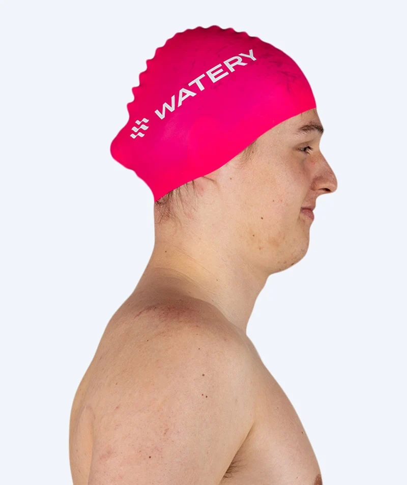 Watery Badekappe (ab 10 Jahre) - Signature - Rosa