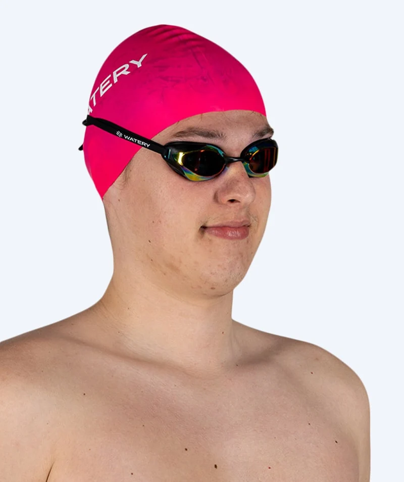 Watery Badekappe (ab 10 Jahre) - Signature - Rosa