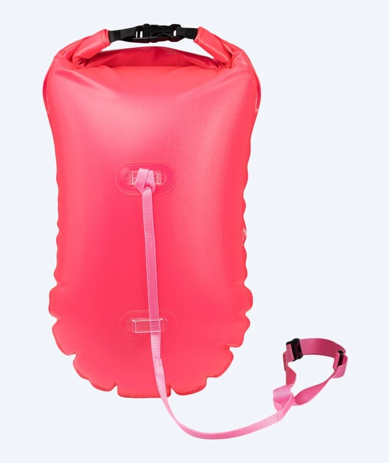 Watery Schwimmboje für Schwimmer - Window PVC 28L - Rosa