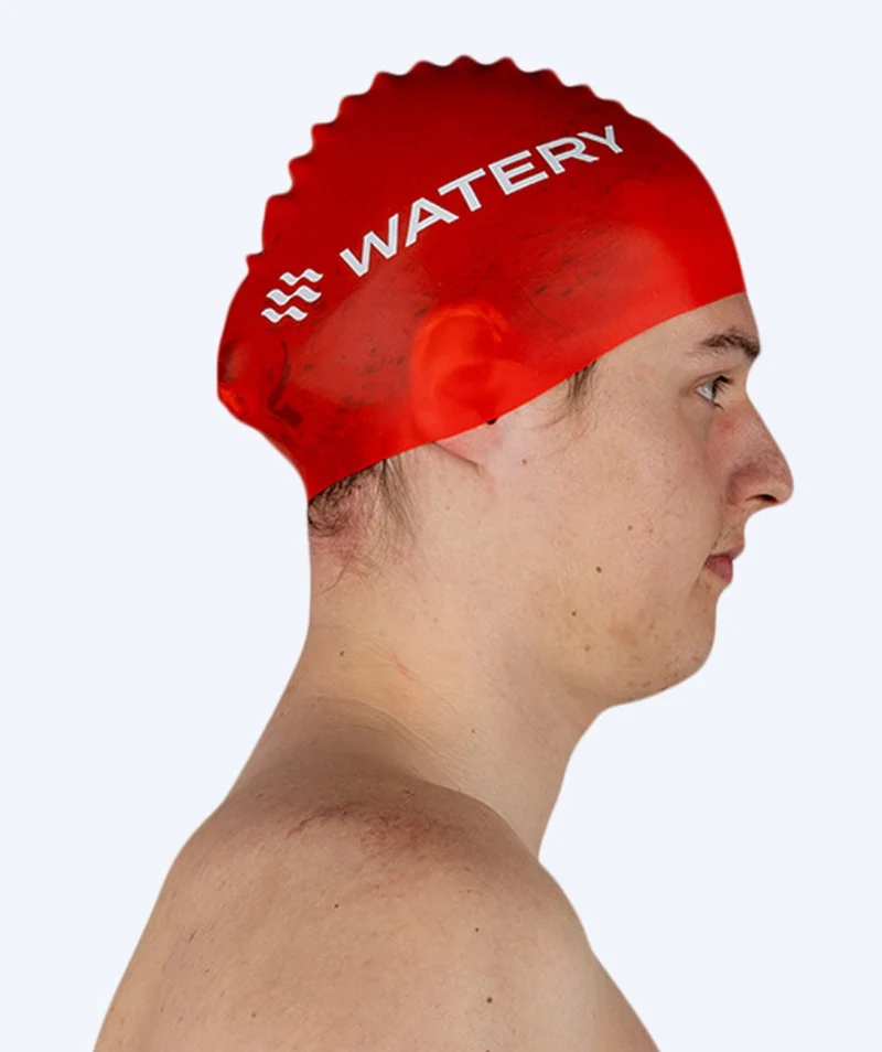 Watery Badekappe (ab 10 Jahre) - Signature - Rot