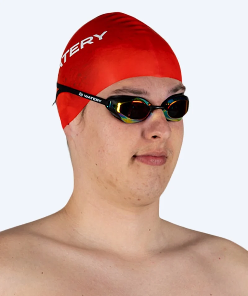 Watery Badekappe (ab 10 Jahre) - Signature - Rot